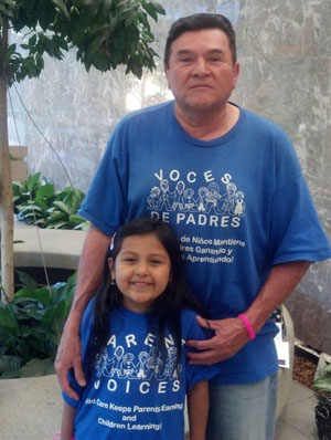 Bernice and Freddy Araujo at Women's Foundation of California hearing on the California Budget