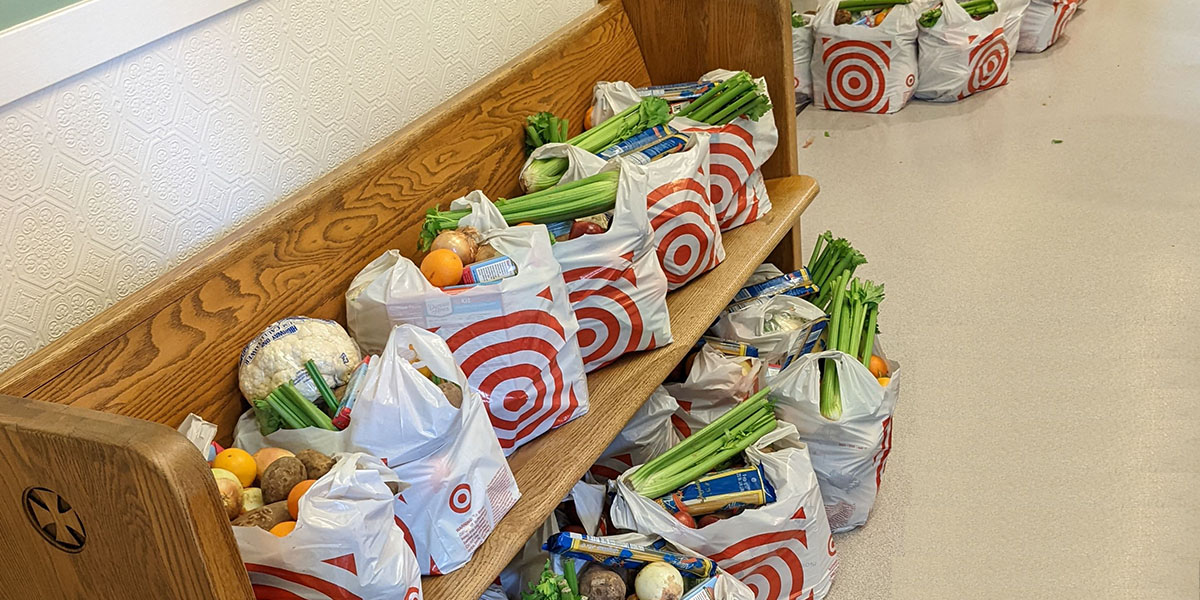 Fresh Food And Nutritious Staples Ready For Pick Up By Day Home Families.